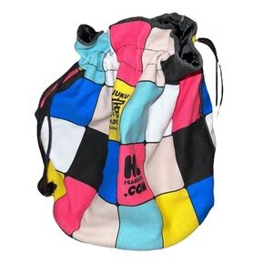 Harajuku Lovers Lined Small Bucket Bag  Designer, Gwen Stefani NWT